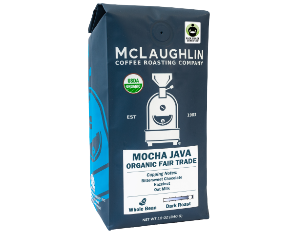 Mocha Java Organic Fair Trade – McLaughlin Coffee Roasting Company Mocha Java Organic Fair Trade – McLaughlin Coffee Roasting Company