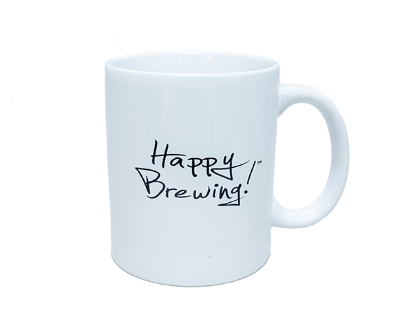 MCLAUGHLIN COFFEE "HAPPY BREWING!" MUG